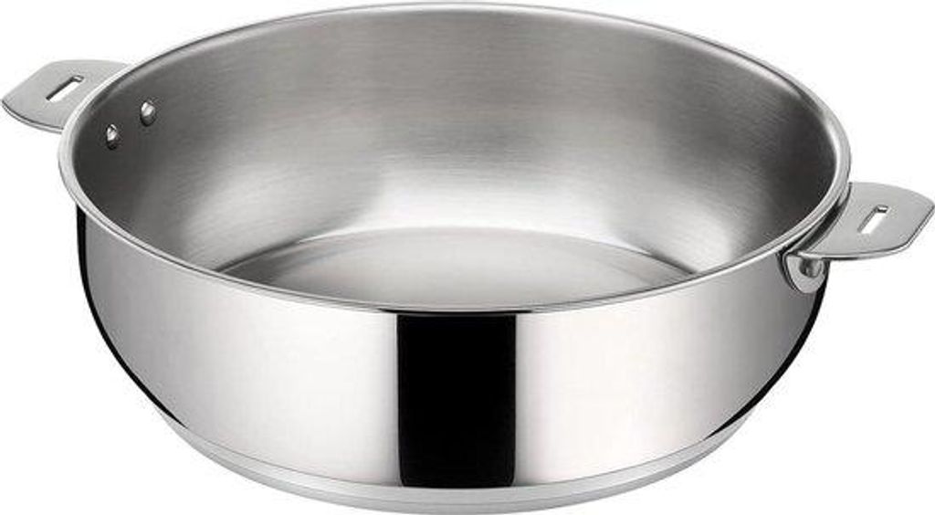 Edelstahl-Topf 24cm stapelbar Induktion