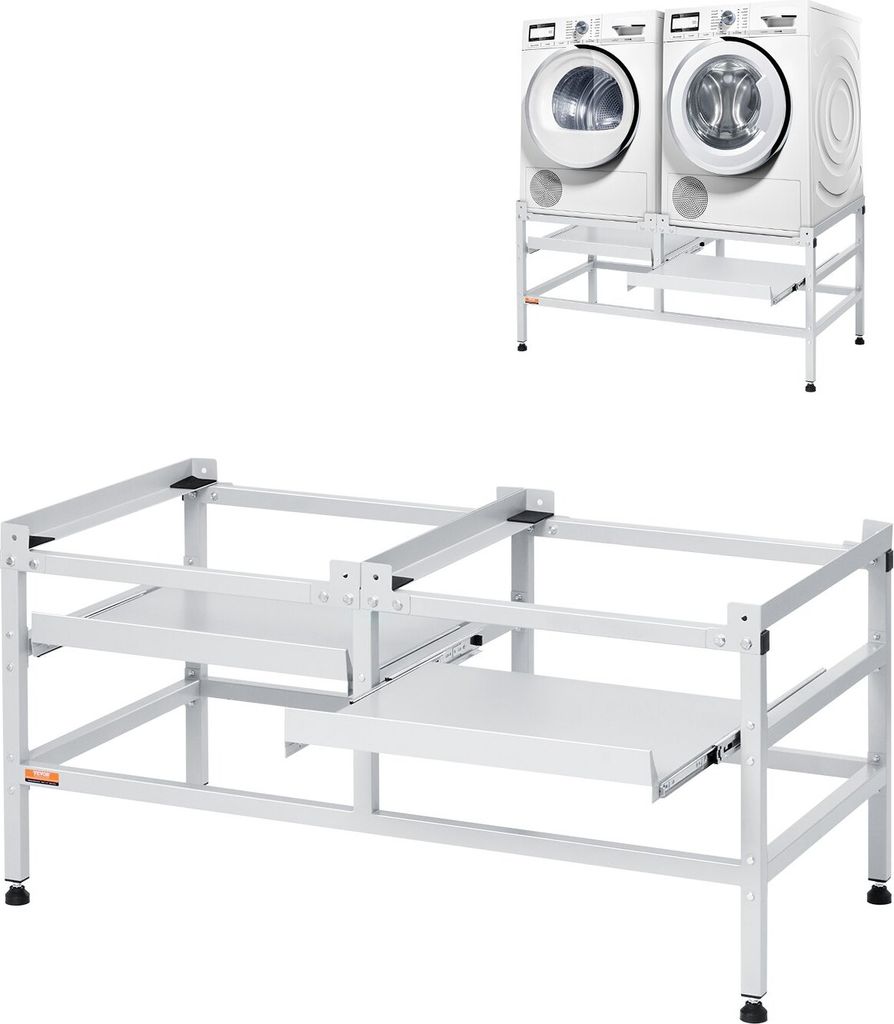Waschmaschinen-Untergestell Trockner Unterbau Podest 1230x635x625mm 267kg