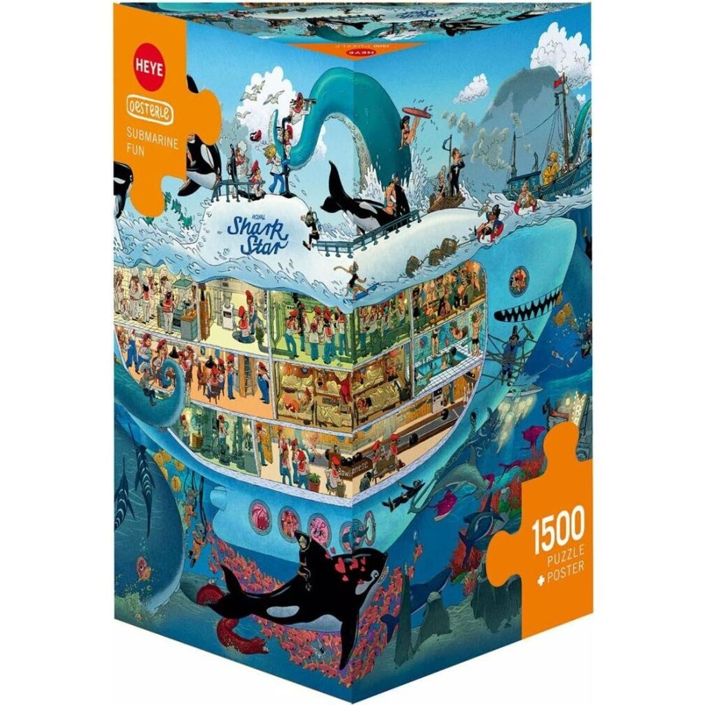 HEYE Puzzle Spaß im U-Boot 1500 Teile