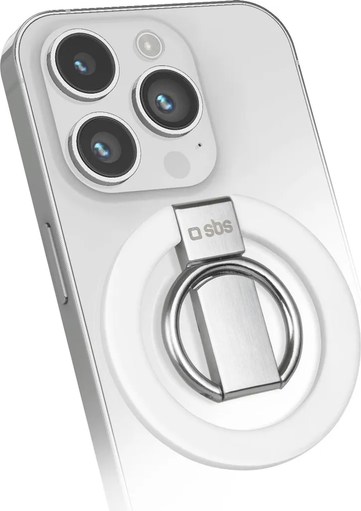 Béquille Smartphone SBS TEMAGSFSTAND Fine et Robuste en Métal Argenté
