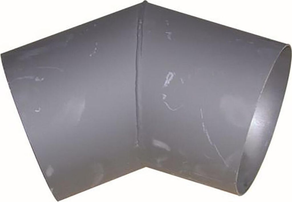 gomito di fumo 125mm/45d.t.1,5mm NERO Immagine del prodotto 