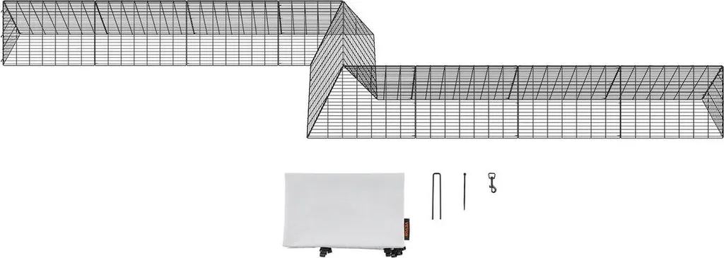 Tunnels pour poulets portables avec cadres d'angle robustes - 9