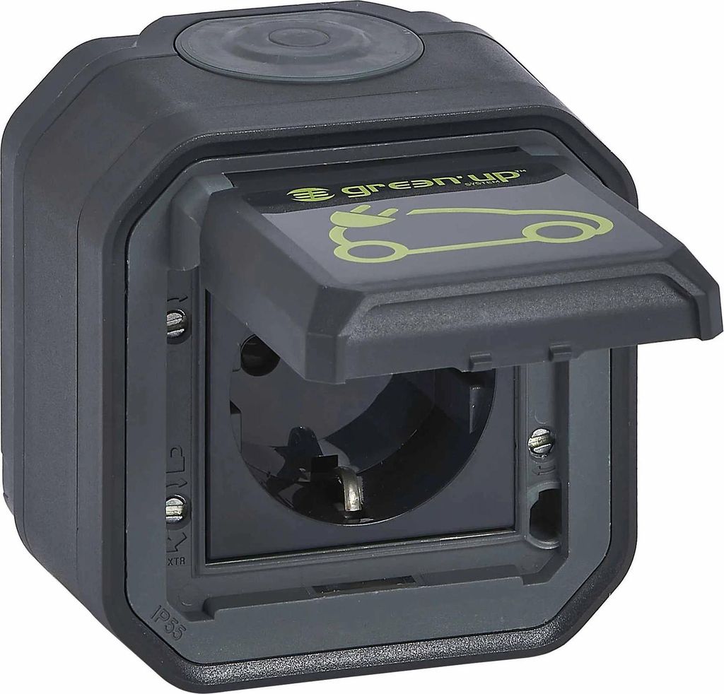 Legrand FR, AP, Green'Up, presa con contatto di protezione, Immagine del prodotto 