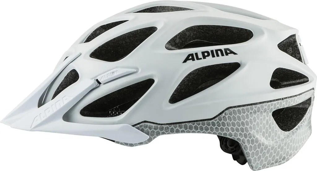 Casque Alpina Mythos Reflective 19 blanc : restez visible et protégé