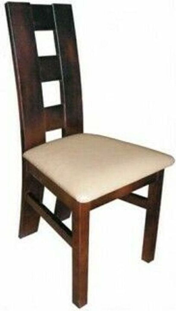 Design Lehnstuhl Sessel Holz Stoff Polster Esszimmer Leder Gastro Stuhl Stühle