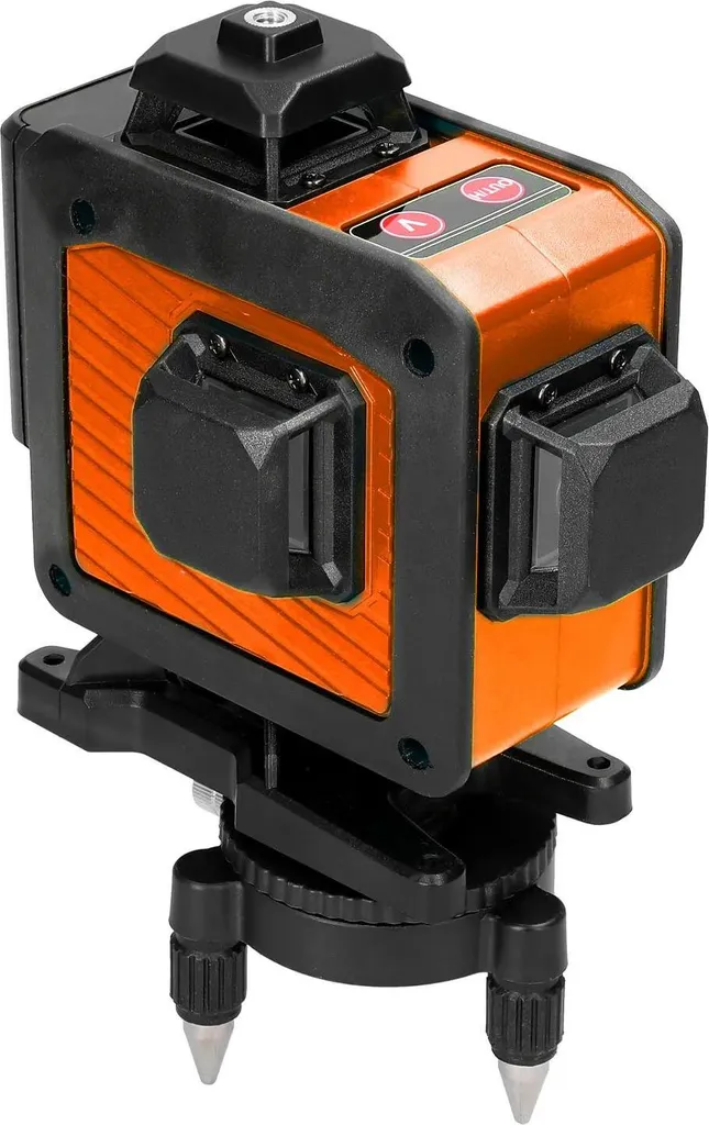 Laser rotatif omnidirectionnel 16 lignes orange et trépied ajustable