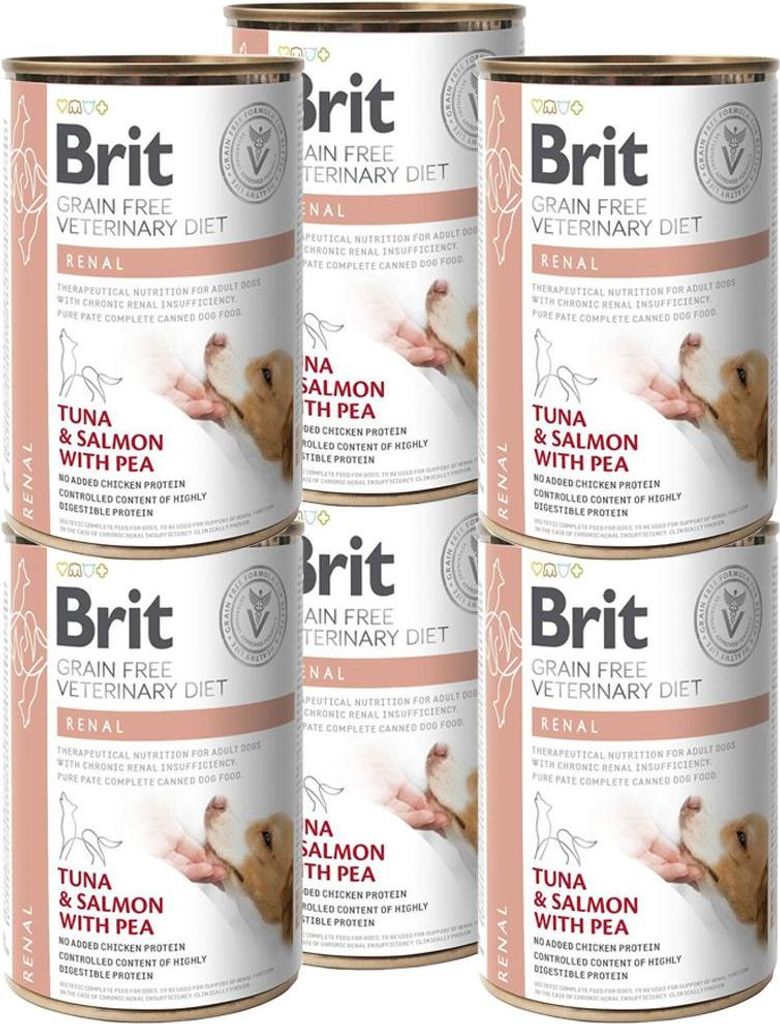 Brit Grain Free VET Diets Dog Can Renal 6x400g
