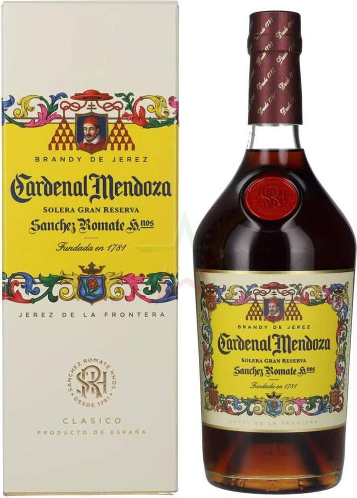 Cardenal Mendoza Brandy de Jerez 40 % 0,70 lt.