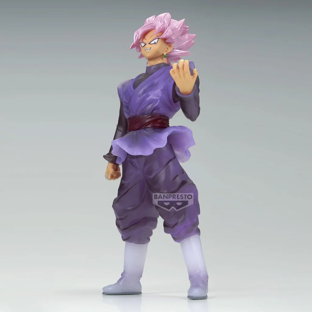 Figurine Goku Black Rosé Clearise Dragon Ball Super 19 cm Translucide