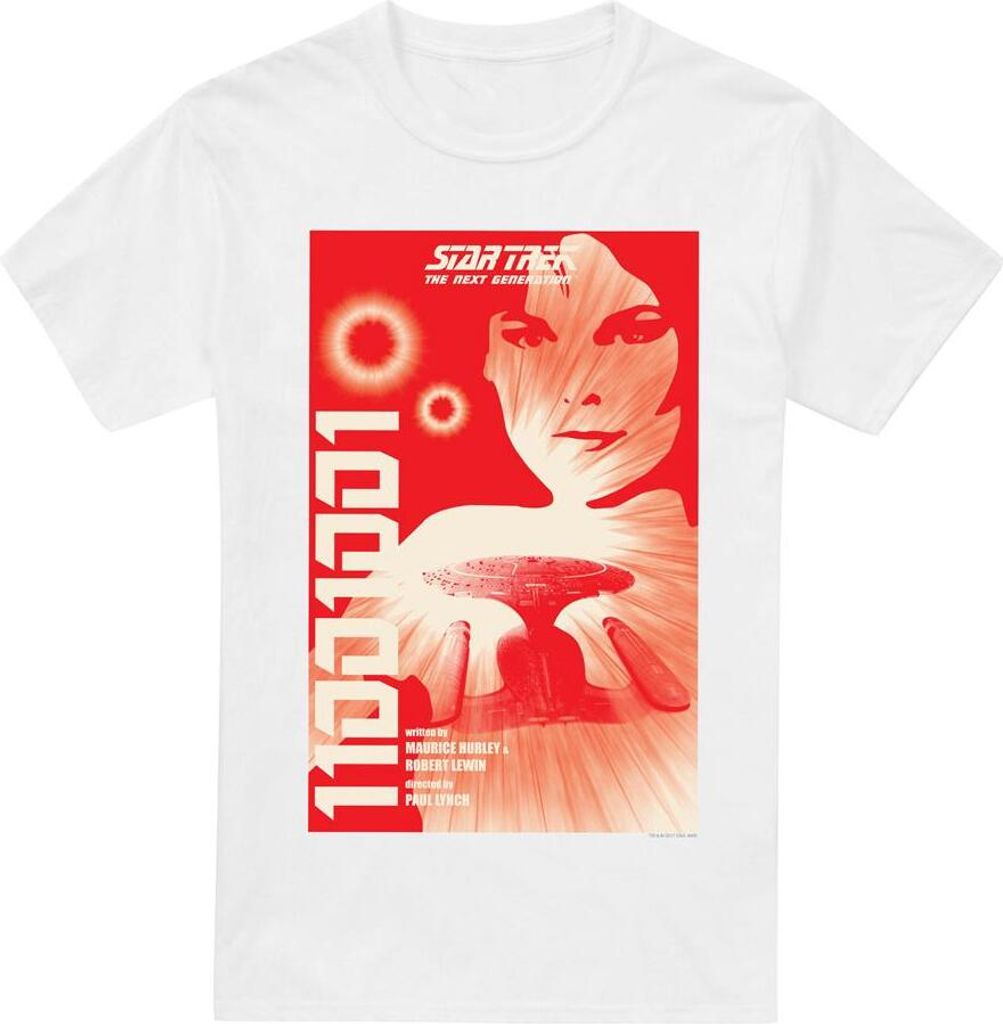 Star Trek - "The Next Generation Season 1 Episode 15" T-Shirt für Herren TV13980 (XL) (Weiß)
