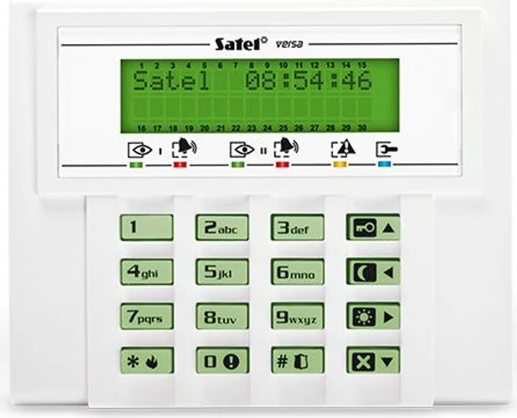 Réparez votre Système d'Alarme avec le Clavier Satel VERSA-LCD-GR