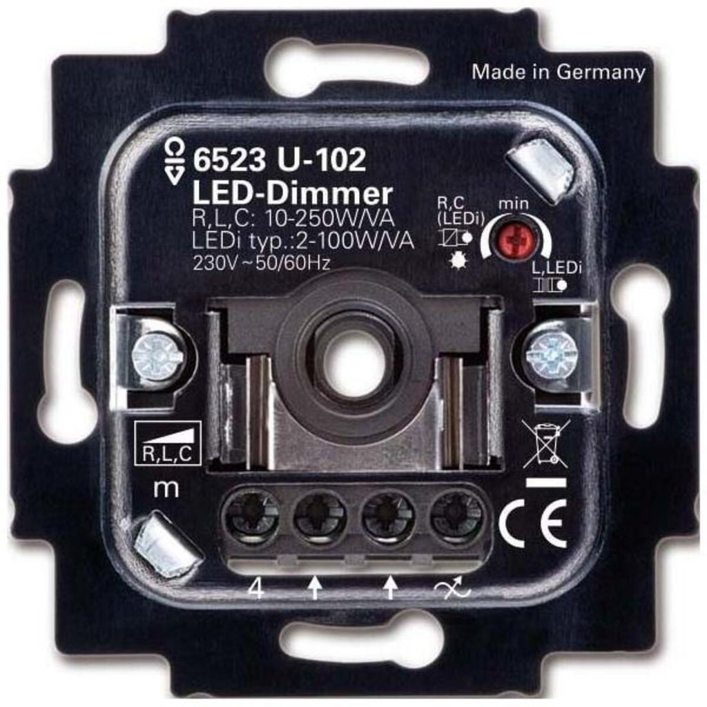 Busch Jäger LED dimmer rotante da incasso 6523 U-102 Immagine del prodotto 