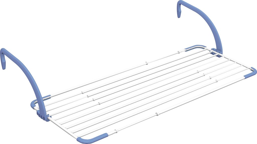 STENDIBIANCHERIA DA BALCONE 'BREZZA EXTEND' 116 cm - Immagine del prodotto 