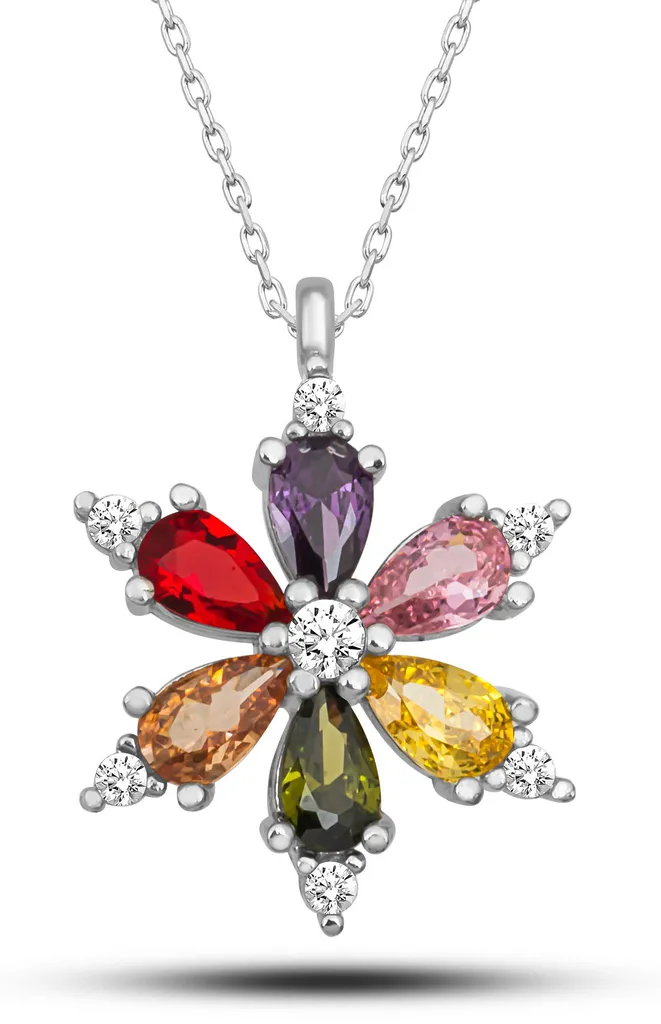 Collier Camélia Argent Rhodié : Fini le Ternissement, Éclat Durable