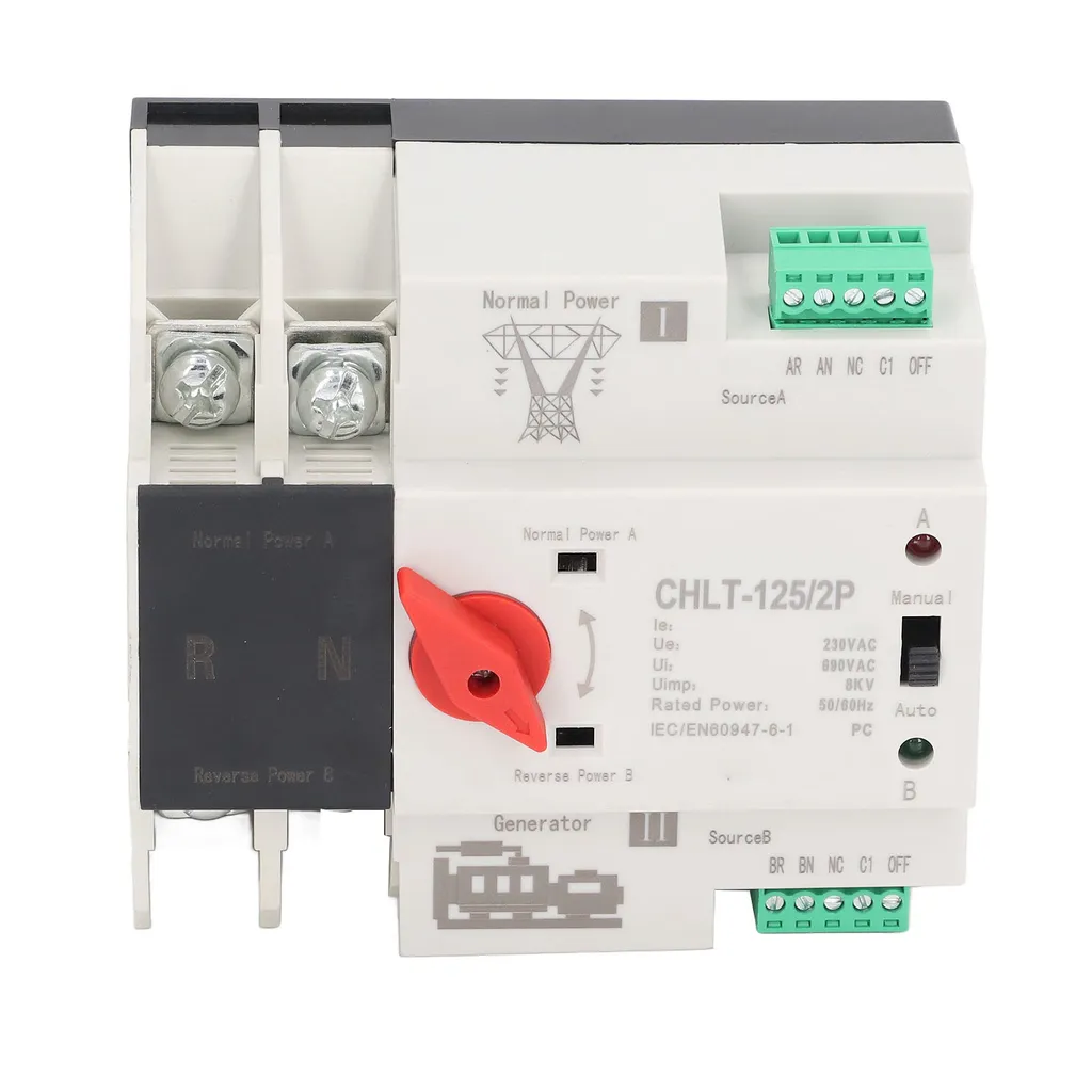 Interrupteur Double Puissance Rail DIN avec Commutation Rapide 50ms - 7