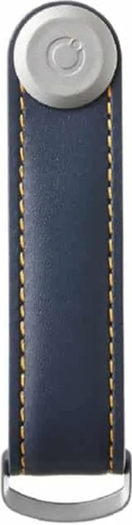 Orbitkey Navy Tan - Organisateur de Clés Anti-Bruit et Protection de Poche