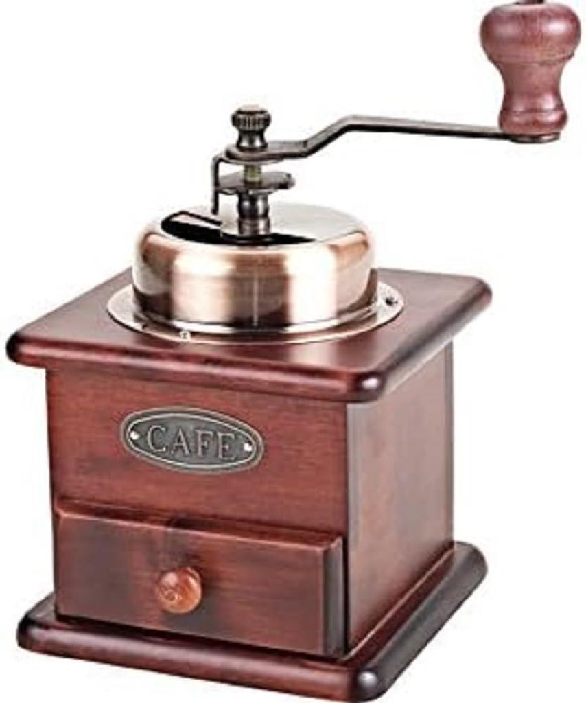 Coffee Grinder – 16 cm – Beech Wood and Cerium Produktbild 