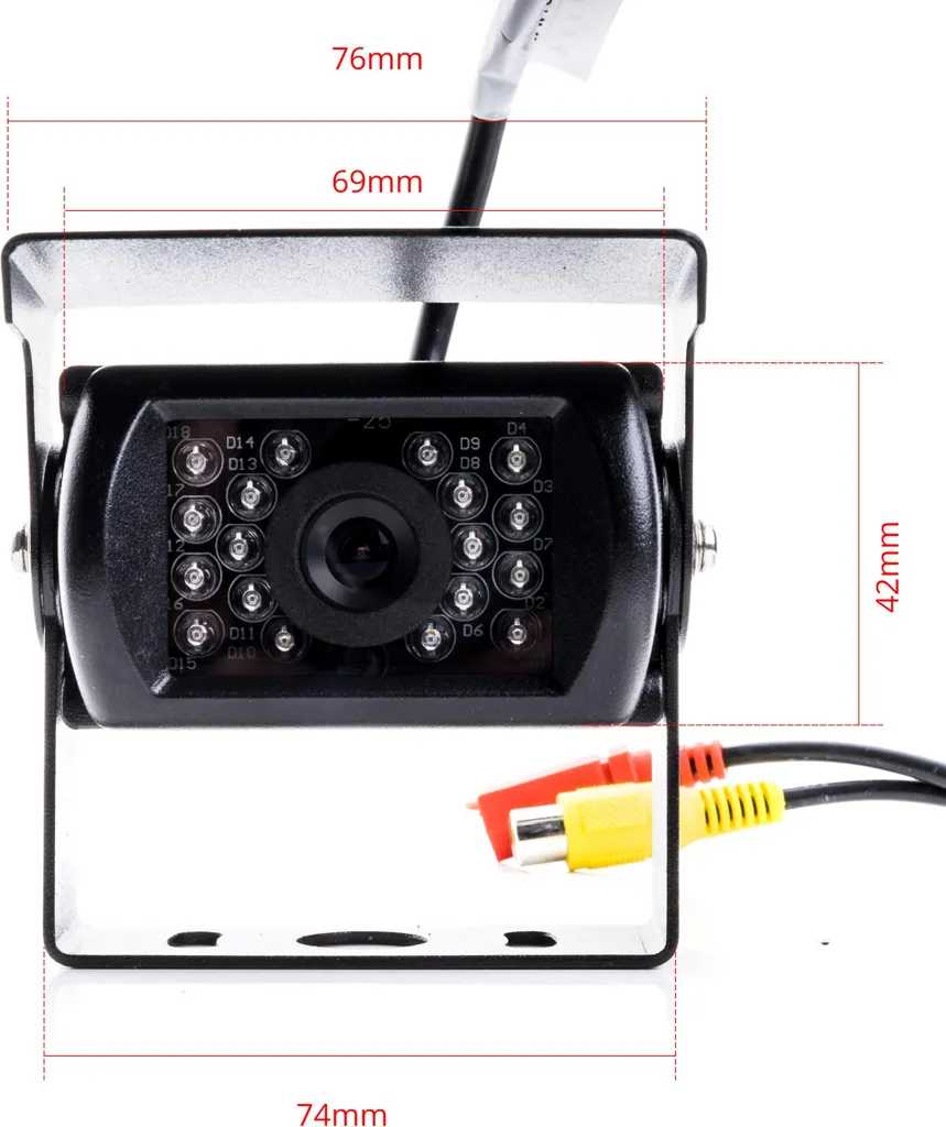 Évitez les Angles Morts avec ce Kit Recul 4 Caméras Infrarouges Sans Fil - 12