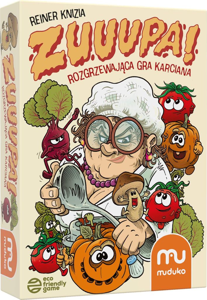 MODUKO Suppenkartenspiel. Aufwärmparty-Kartenspiel 8+