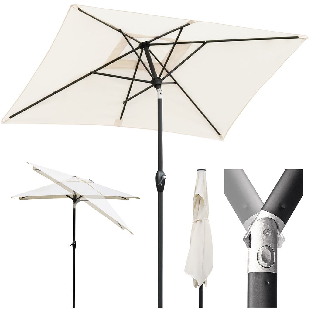 Sekey Sonnenschirm Balkon Gartenschirm Marktschirm  140×210 Produktbild 