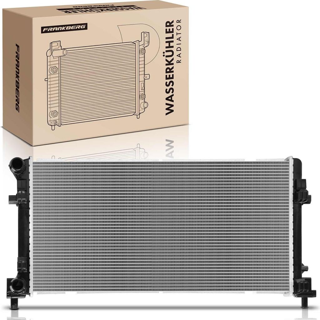 Frankberg 1x Kühler Wasserkühler Motorkühler für Audi A1 Skoda Rapid 1.6 TDi