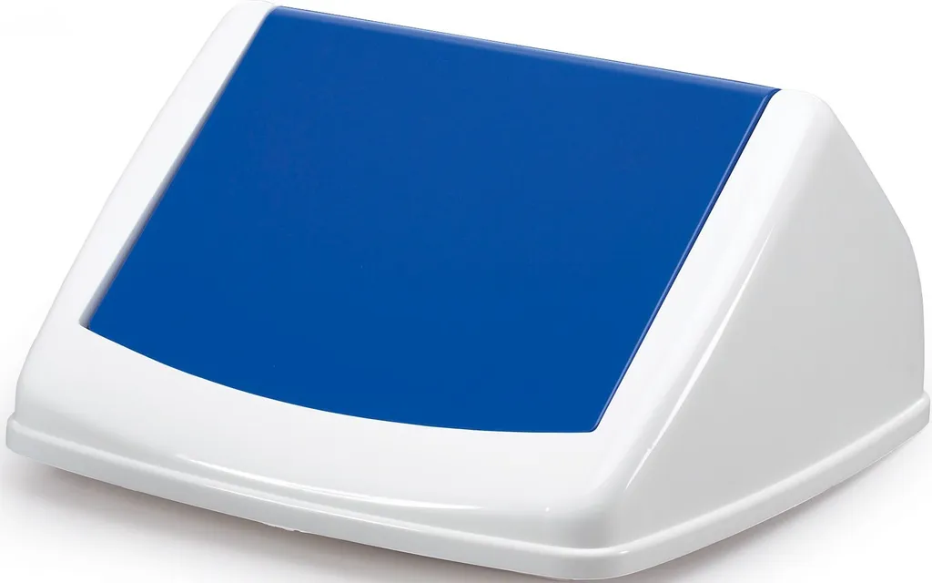 Couvercle poubelle tri sélectif 40L bleu - Durabin Flip Square - 10 pcs