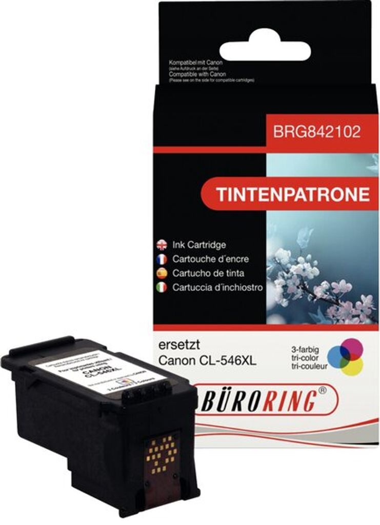 Tintenpatrone farbig c/m/y f Canon PIXMA MG2450 ersetzt Canon CL546XL