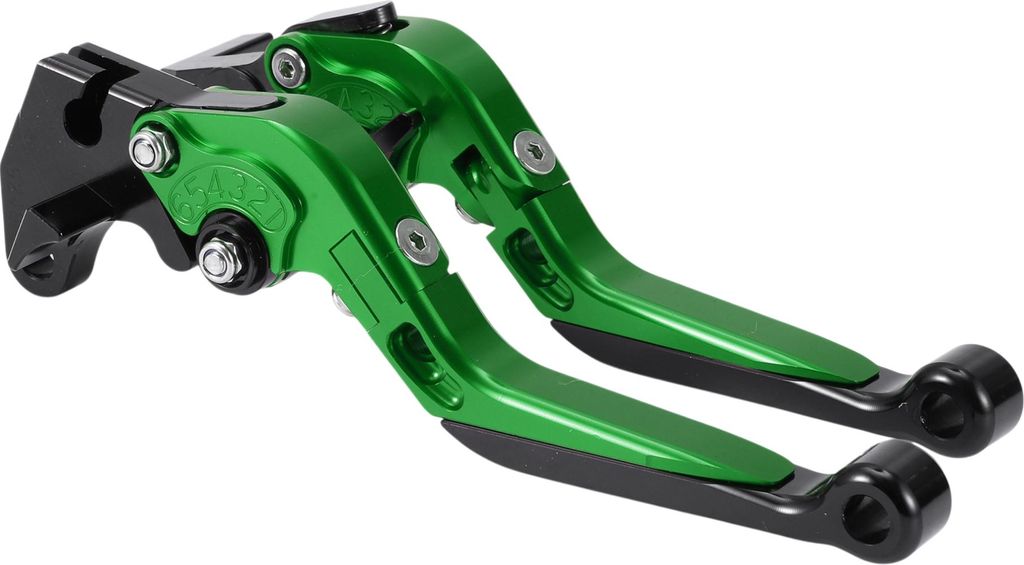 Kurz Lang Bremse Kupplung Hebel für Yamaha MT125 2014-2021 6 Stellung Verstellbarer Motorrad Lenker Bremshebel Aluminium Legierung Grün Griff Sch...