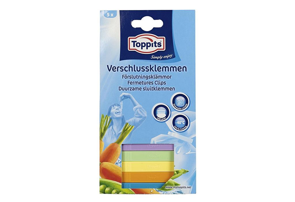 Melitta MEL Pince de fermeture 5 pièces 121701 Image du produit 