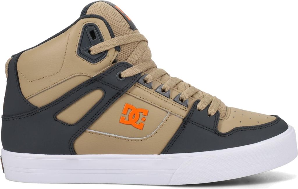 DC Shoes Pure High-Top WC Grey/Tan/Orange Größe EU 42,5