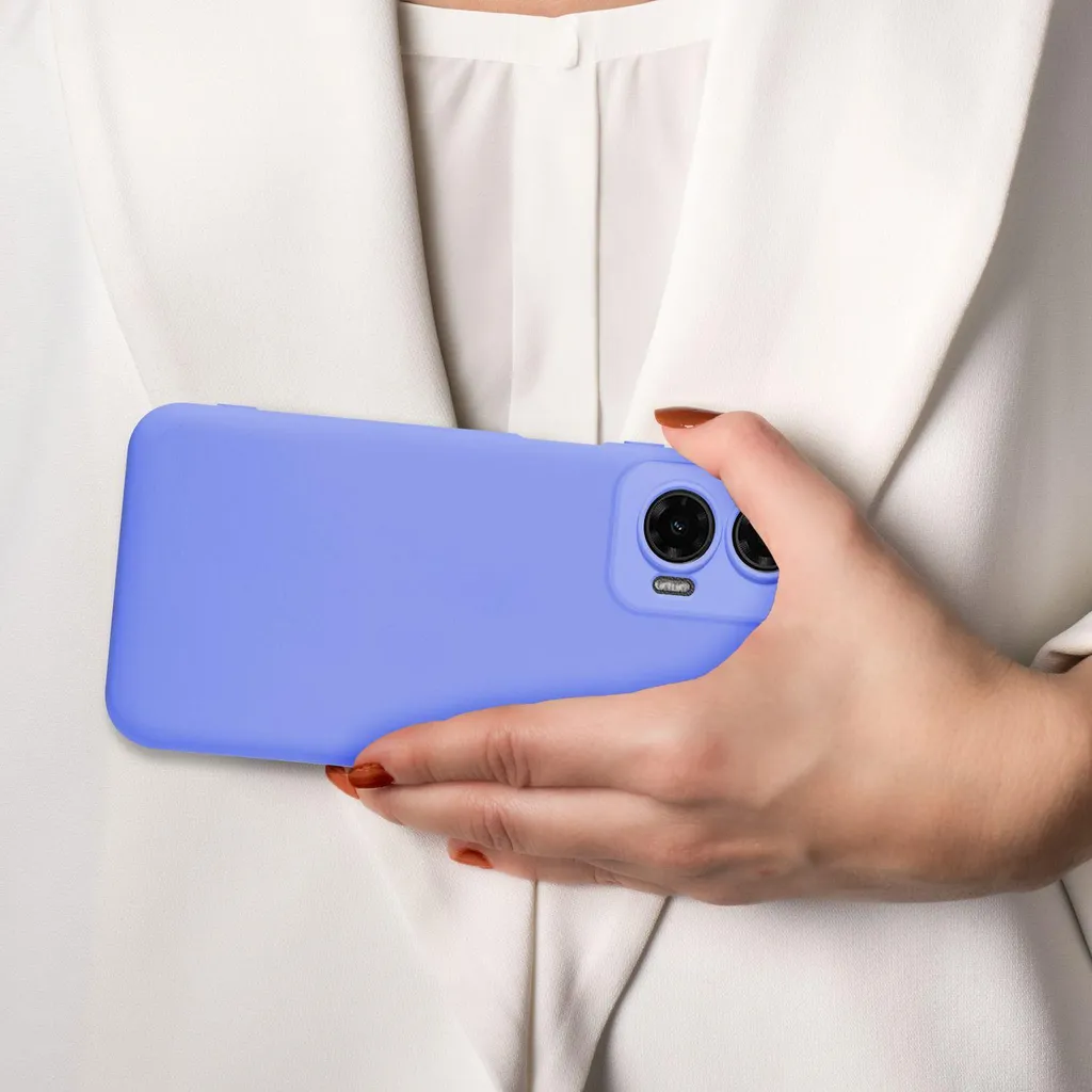 Cover Motorola Moto G35 Cadorabo Silicone Liquido: Protezione 360° - 5