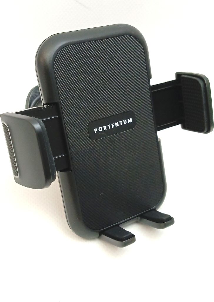 PORTENTUM Handyhalterung Auto, 360° Drehbar Handyhalter fürs Auto mit EIN-Knopf-Release, Amaturenbrett Glasscheibe KFZ Handy Halterung, Kompatibe...