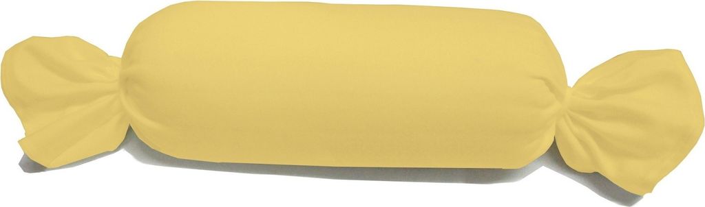 Nackenrollenbezug 15x40 cm : Farbe - Gelb