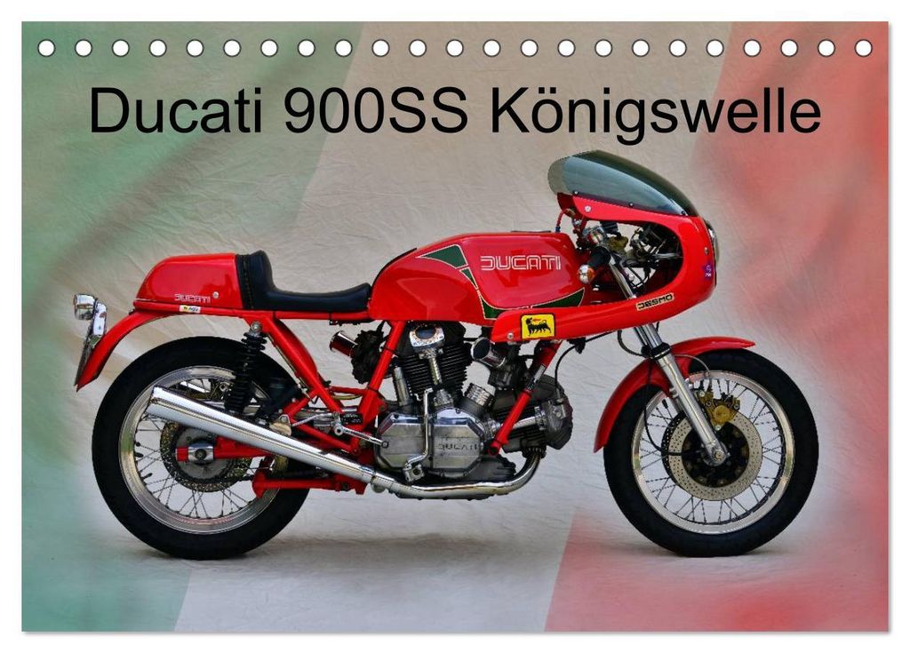 Ducati 900SS Königswelle (Tischkalender 2027 DIN A5 quer), CALVENDO Monatskalender