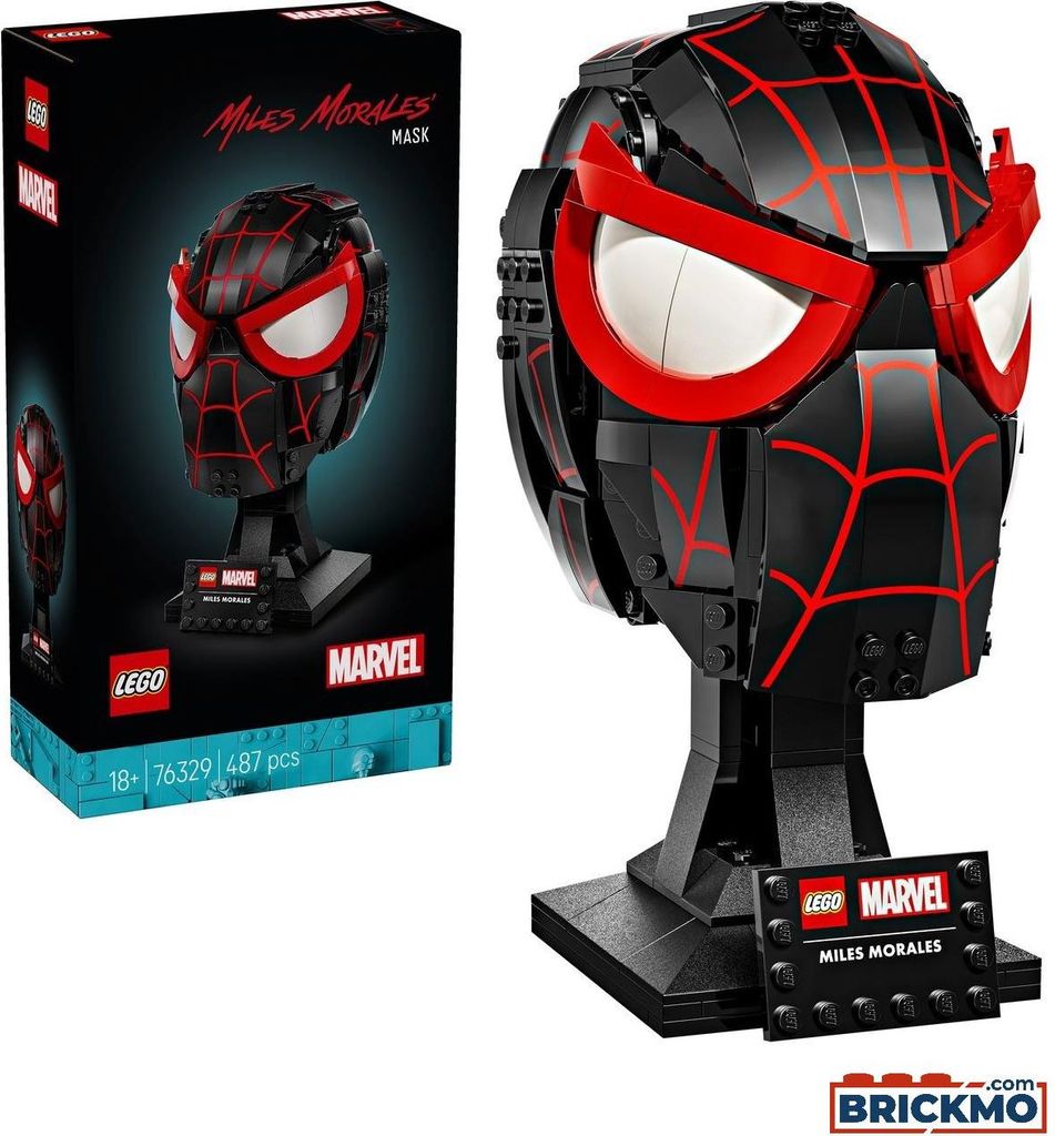 LEGO Miles Morales' Maske, Bausatz, 18 Jahr(e), Kunststoff, Produktbild 