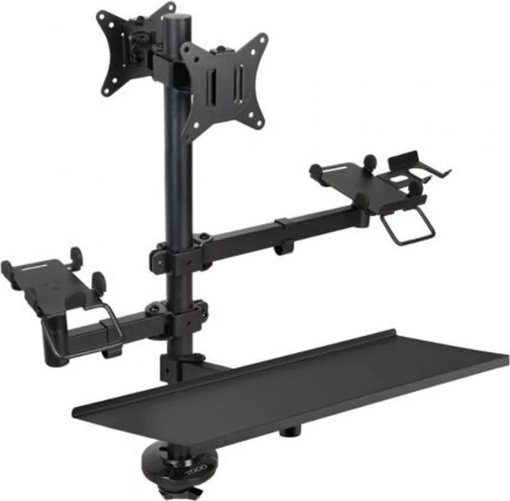 TooQ TQPM0003 Support d'Écran à Visser Noir VESA 100x100 de 17" à 32"
