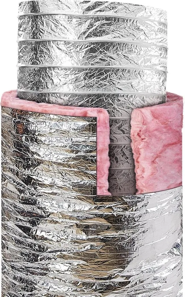 Gaine de ventilation isolée 254mm pour sèche-linge et systèmes CVC - 9