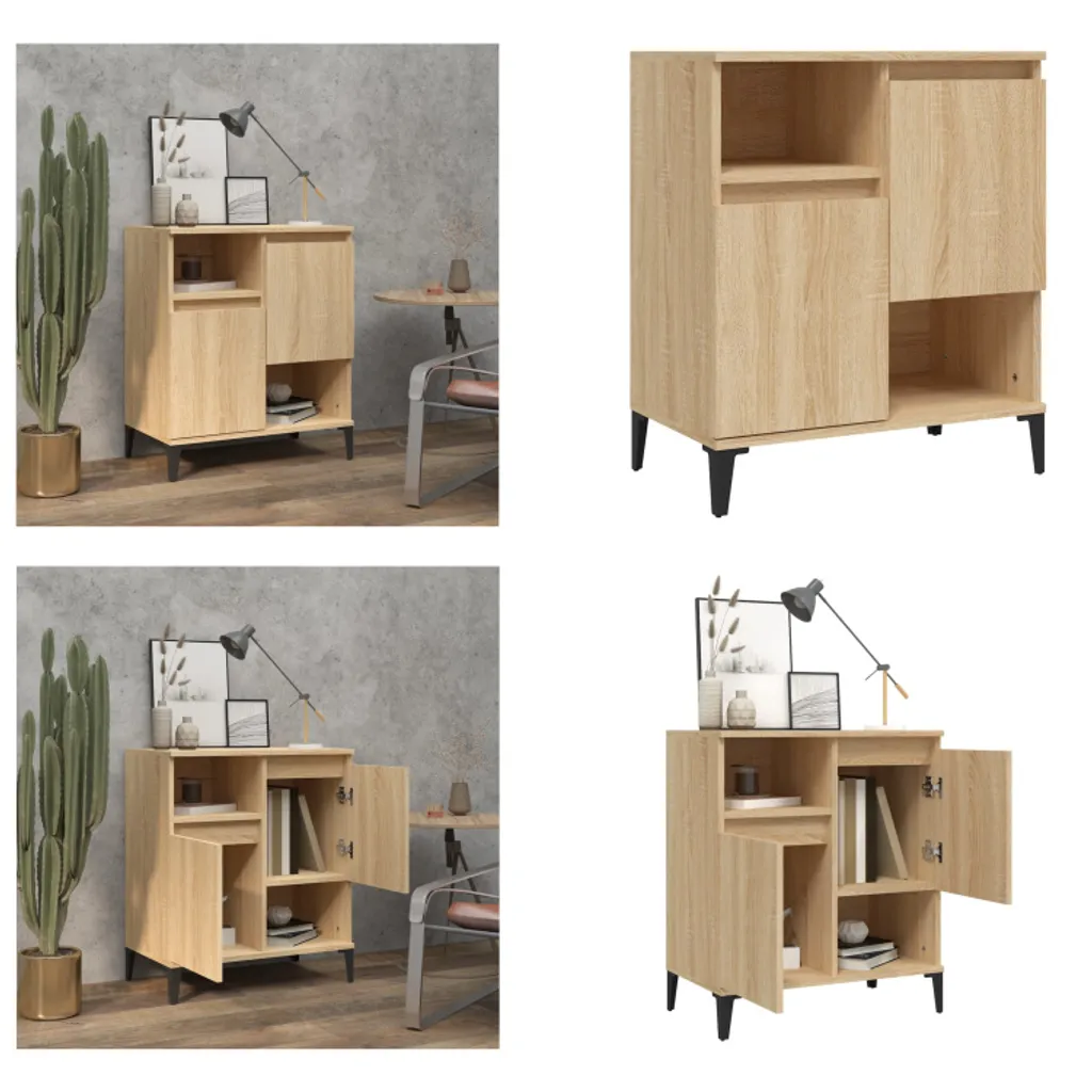 Mobiletto Multiuso Rovere Sonoma 60 cm | Armadio vidaXL per Interni