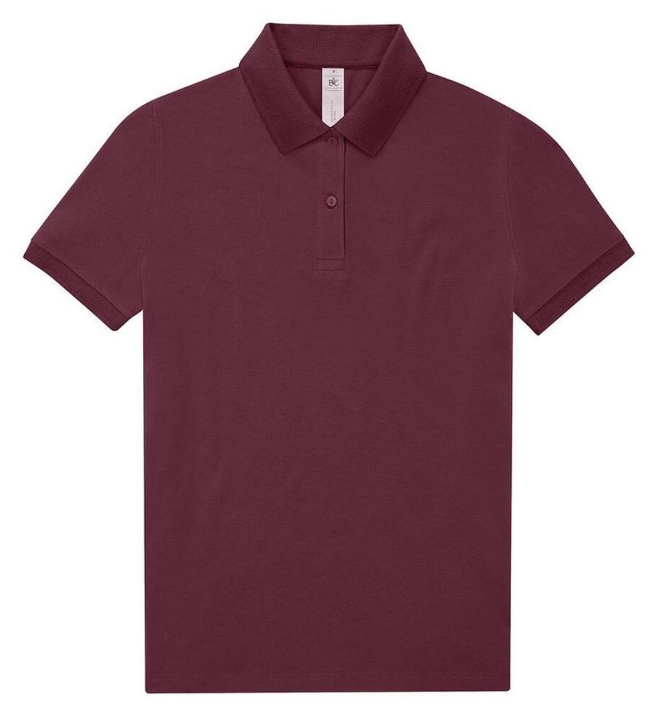 B&C - "My 180" Poloshirt für Damen FK3016 (M) (Burgunderrot)