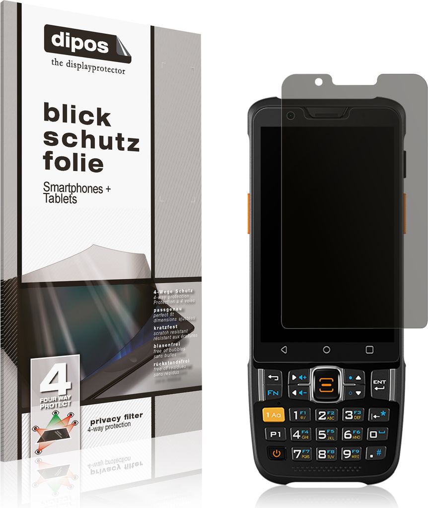 Blickschutzfolie für sunmi L2Ks matt Schutzfolie Folie Display Schutz dipos