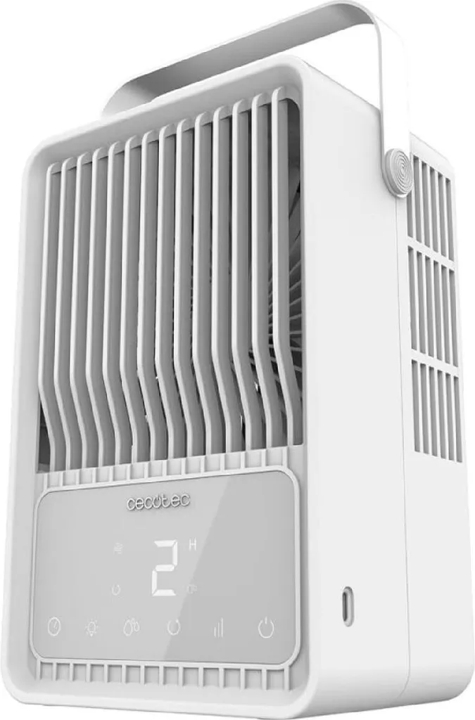 Mini climatiseur tactile 500ml blanc avec affichage digital de précision - 6