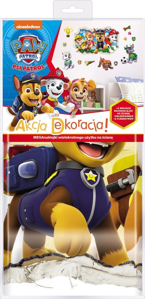 Psi Patrol Akcja Dekoracja! - Opracowanie Zbiorowe (Malbücher für Kinder auf Polnisch)