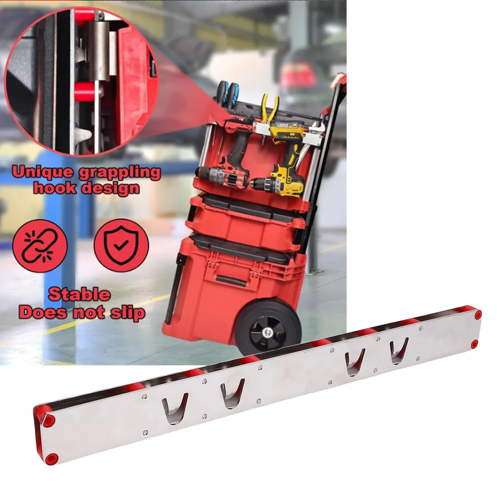 Support Perceuse Mural Inox - Rangement Chantier Spécial Packout - 12