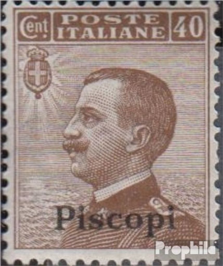 Briefmarken Ägäische Inseln 1912 Mi 8IX postfrisch Aufdruckausgabe Piscopi