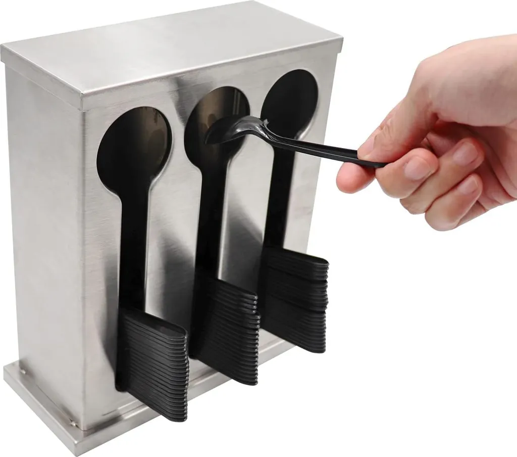 Dites Adieu au Désordre avec ce Porte-Couverts Inox 3 Compartiments
