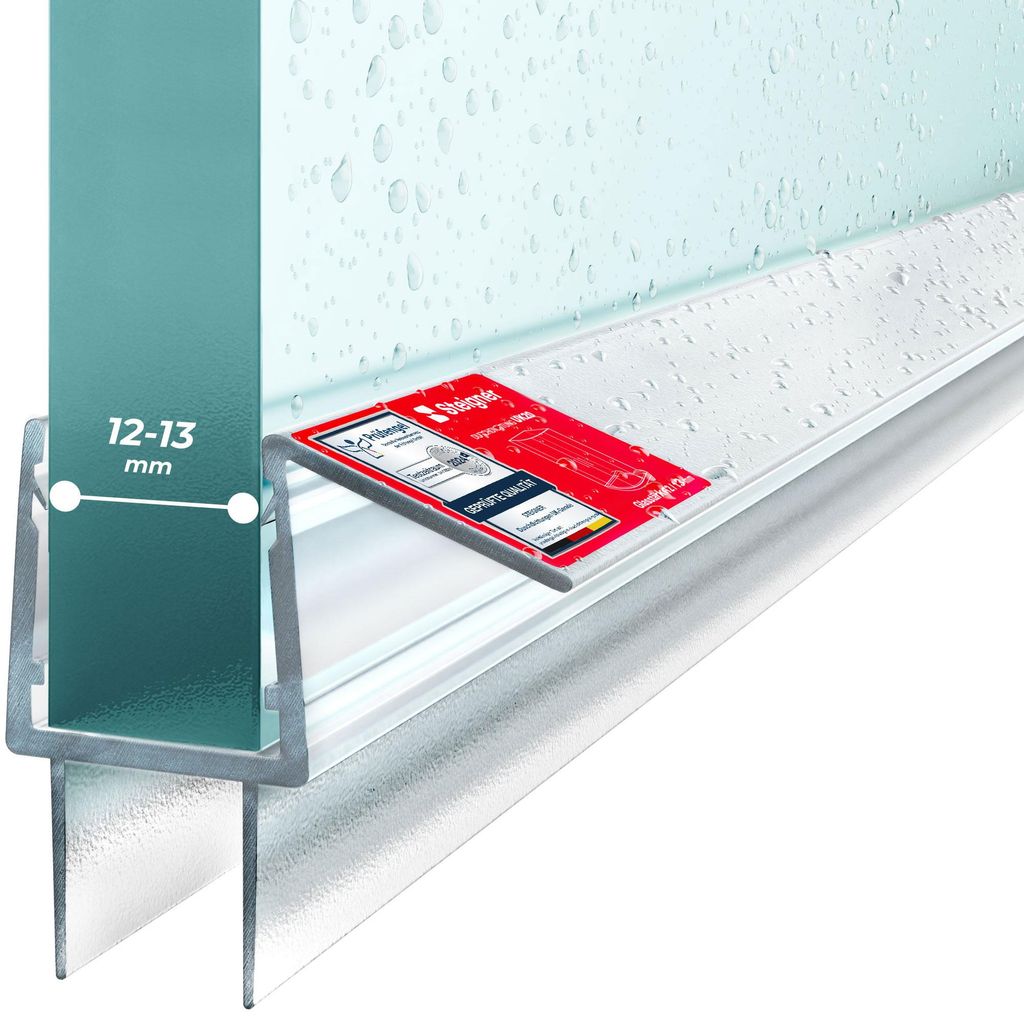 STEIGNER Duschtürdichtung UK20 110 cm (1 Stk.) Transparent Produktbild 