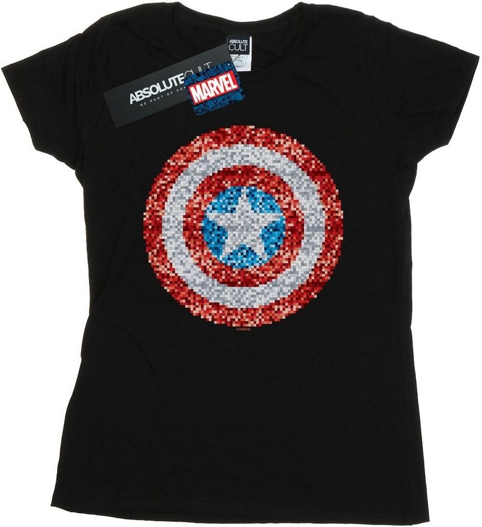 Marvel - T-Shirt für Damen BI34456 (L) (Schwarz) Produktbild 