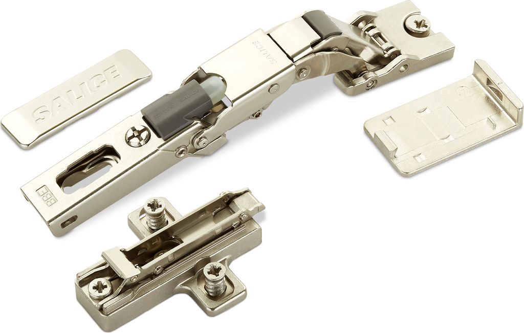 2 x Salice Universalscharnier mit Dämpfer für Glastür oder Produktbild 