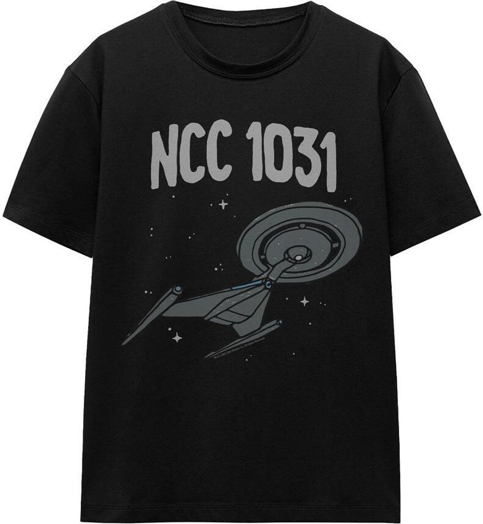 Star Trek - "The Crossfield Class" T-Shirt für Herren/Damen Uni TV16263 (M) (Schwarz)