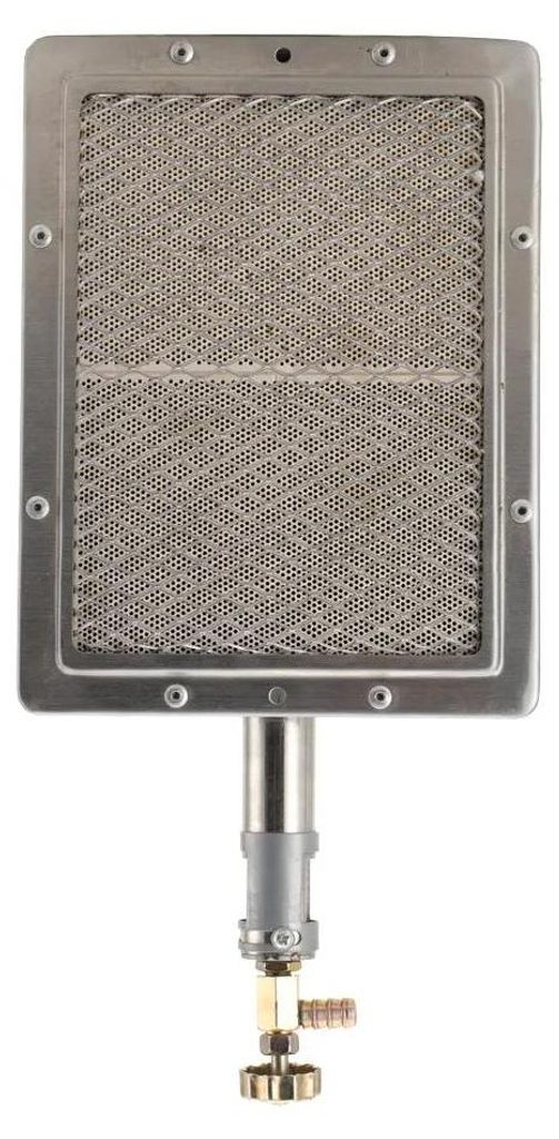Keramik Infrarot Gasbrenner - Brennerkopf 22 x 17 cm - Ersatzteil für Grill - DIY Heizung - Infrarot-Flamme - Für Outdoor BBQ Kochfeld